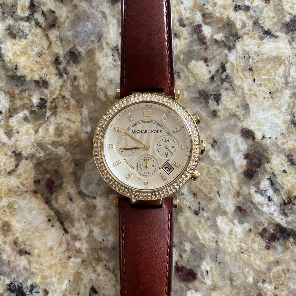 Michael Kors Parker Gold Pavé Watch | One Size